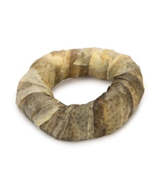 Beeztees kauwring met vis 12,5 cm