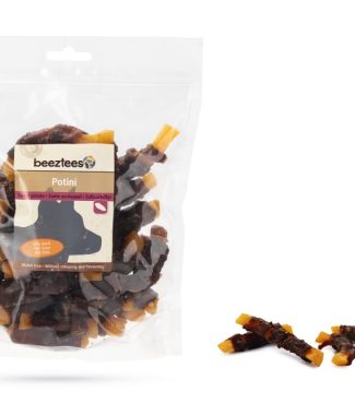 Beeztees hondensnack Potini Sticks Eend 400 gram