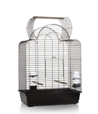 VOGELKOOI BIG SONIA OPEN ZWART