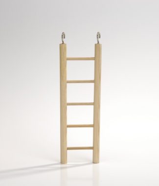 Beeztees houten ladder met 5 treden 24 cm