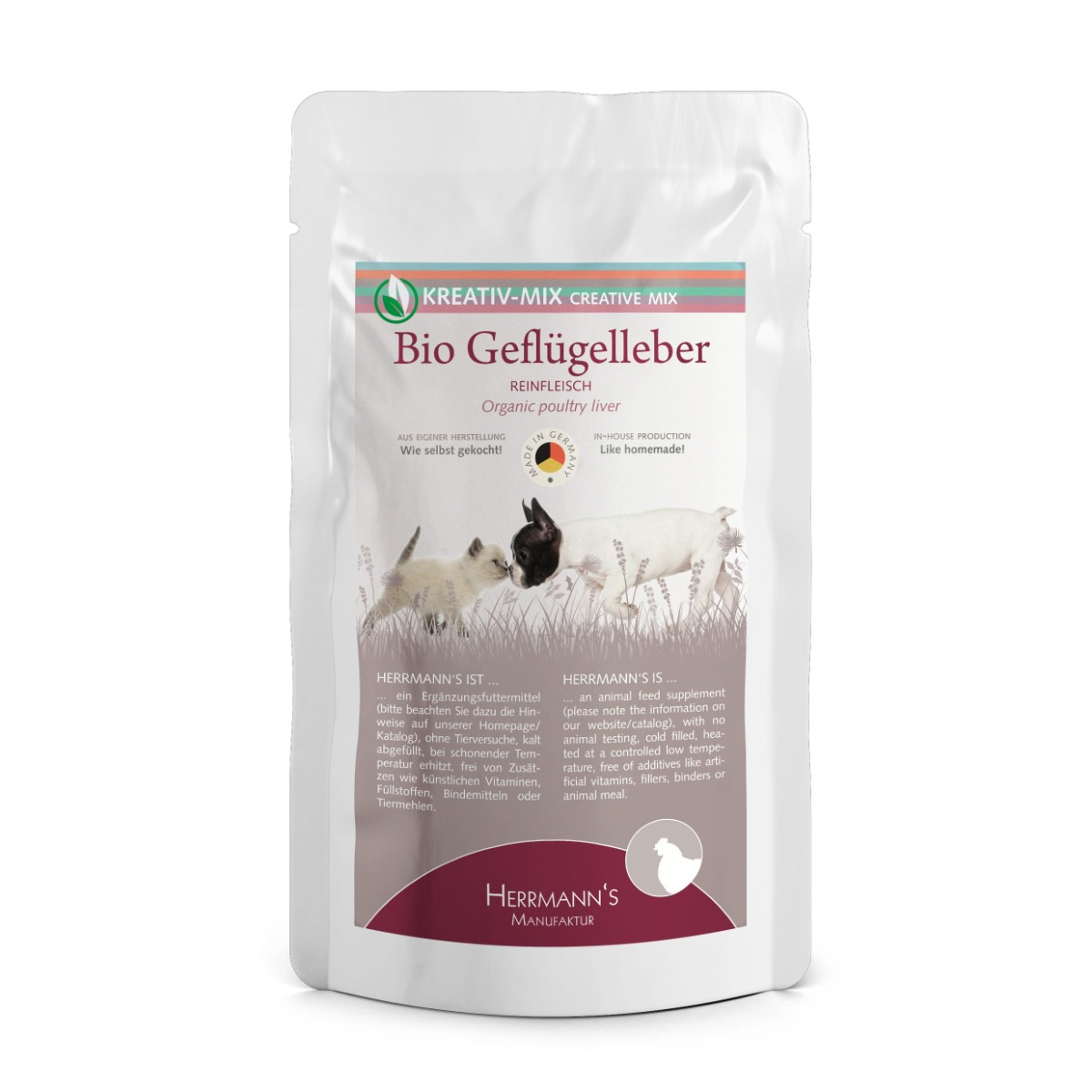 Herrmann's BIO Creative Poultry Liver Pouch 100 gram