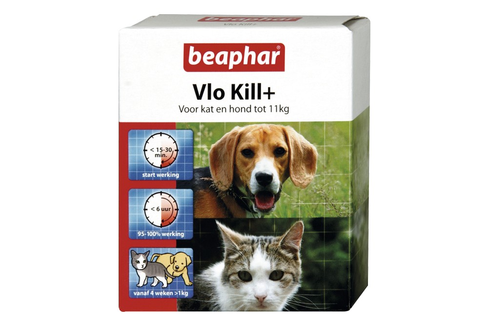 BEAPHAR VLO KILL+ KAT&HOND TOT 11 KG