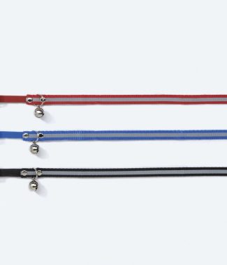 Beeztees nylon reflecterend kattenhalsbandje Zwart