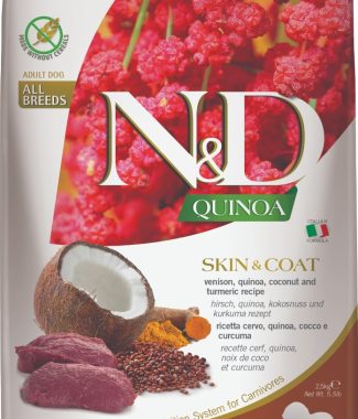 Farmina N&D Grain Free Dog Quinoa Skin&Coat Adult Venison 2.5 kg