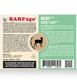 BARF2Go Hert 900 gram