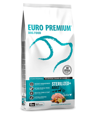 Euro Premium Adult Sterilized + Chicken 10 kg