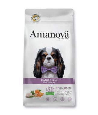 Amanova Dog Mature Mini Fish Delicacy Low Grain 7 kg