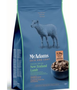 McAdams Grainfree Dog Freeze Dried New Zealand Lamb 400 gram