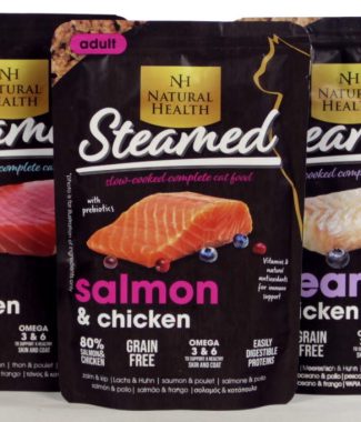 Natural Health Steamed adult Grain Free Catch of The Day Pouch Multipack 12 x 85 gram