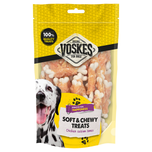 Voskes hondensnack Kip Calciumbotjes 400 gram