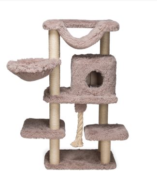 Beeztees Krabpaal Duco Taupe 60 x 45 x 126 cm