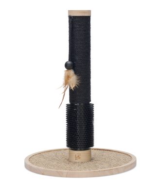 Designed by Lotte Houten Krabpaal Fida Zwart/Bruin 39,5 x 39,5 x 55 cm