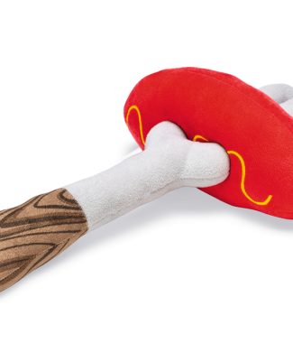 Beeztees Pluche Hondenspeeltje BBQ Vork + Worst 33 x 18 x 18 cm