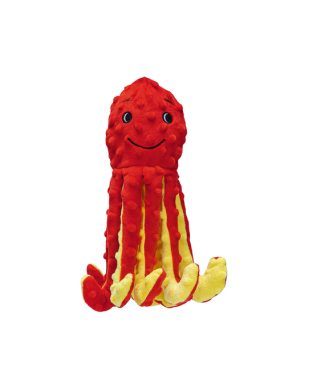 Beeztees Pluche Hondenspeeltje Octopus Amy Rood 25 x 8,5 x 7,5 cm