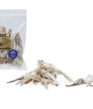 Beeztees Hondensnack Konijnenoren met Haar Voordeelverpakking 300 gram
