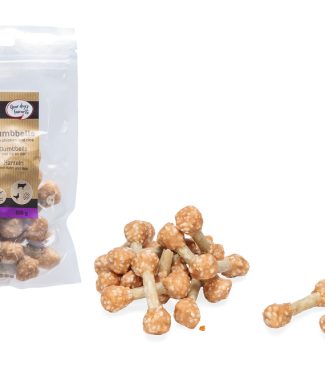 Beeztees Hondensnack Dumbbells met Kip en Rijst 200 gram