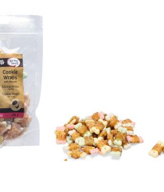 Beeztees Hondensnack Cookie Wraps met Kip Maat Small 200 gram