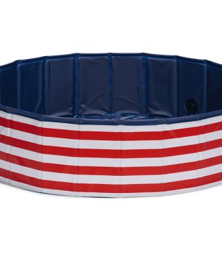 Beeztees Hondenzwembad Doggy Dip S Rood/Wit 80 x 80 x 20 cm