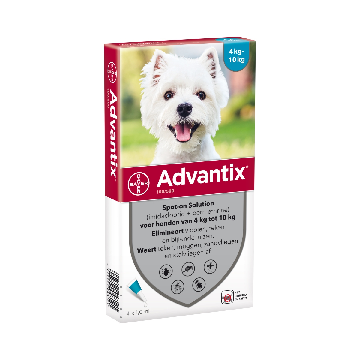 Advantix 100 4-10 kg 4 pipetten