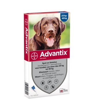 Advantix 400>25 kg 4 pipetten