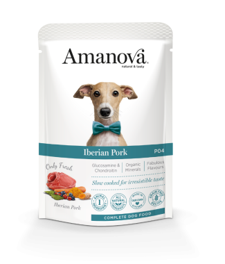 Amanova Dog Adult Iberian Pork Pouch Grain Free 300 gram