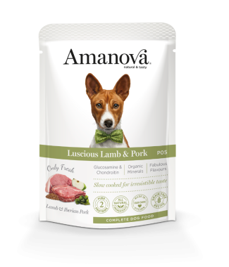 Amanova Dog Adult Luscious Lamb&Pork Pouch Grain Free 100 gram