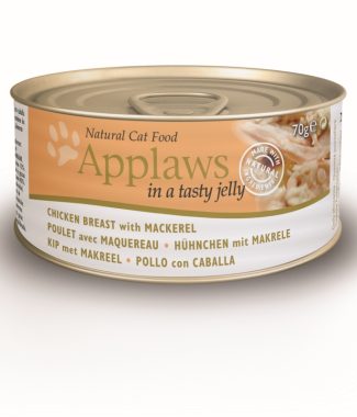 Applaws natvoer Cat Jelly Chicken&Mackerel 70 gram