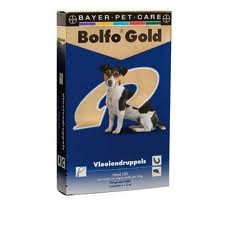 Bolfo Gold vlooienmiddel hond 100 4 tot 10 kg 4 pipetten