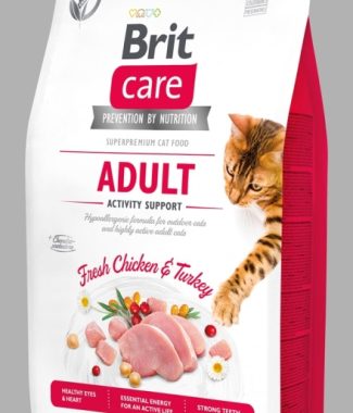 Brit Care Cat Grainfree Adult Activity Support Fresh Chicken&Turkey 2 kg