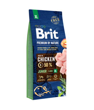 Brit Premium by Nature hondenvoer Junior XL 15 kg