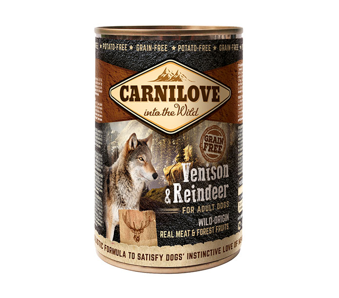 Carnilove Grain Free Venison&Reindeer Adult 400 gram