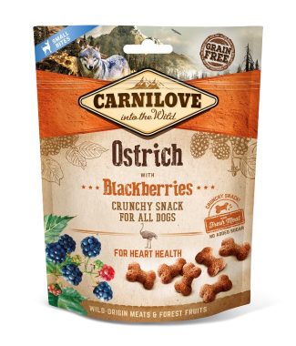 Carnilove Crunchy hondensnack Ostrich with Blackberries 200 gram