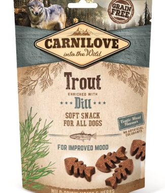 Carnilove Soft hondensnack Trout with Dill 200 gram