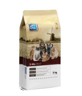 Carocroc Kattenvoer 3-Mix 29/12 2 kg.