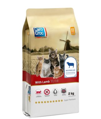 Carocroc Kat Super Premium Lam 31/18 2 kg.