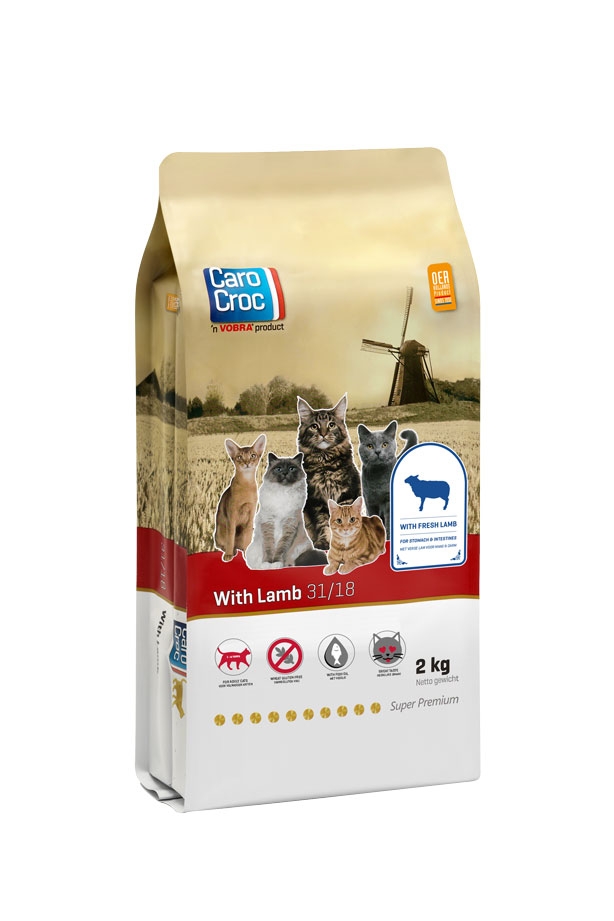 Carocroc Kat Super Premium Lam 31/18 2 kg.