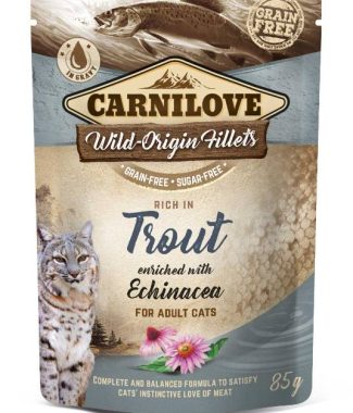 Carnilove Cat Pouch Trout with Echinancea 85 gram