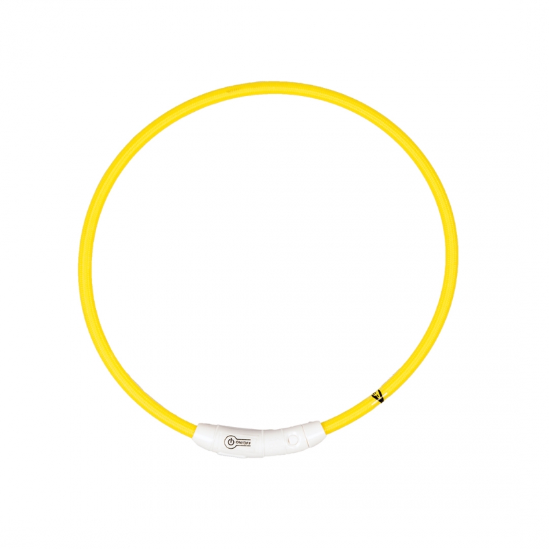 Duvo+ Flash Light USB Nylon Geel 45 cm