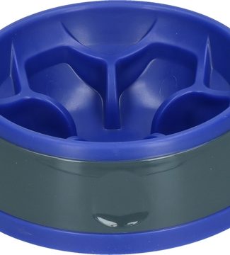 Eat Slow Live Longer anti schrokbak Amaze Flower M Blauw