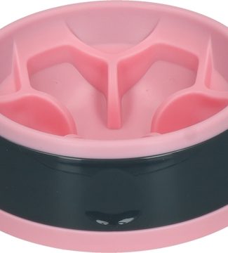 Eat Slow Live Longer anti schrokbak Amaze Flower M Roze