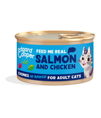 Edgard&Cooper Cat Adult Chunks Salmon&Chicken 85 gram