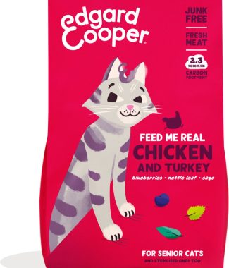 Edgard&Cooper Cat Senior Chicken&Turkey 2 kg
