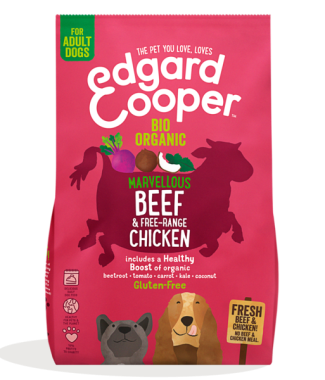 Edgard&Cooper Adult Bio Organic Beef&Free-Range Chicken 2,5 kg