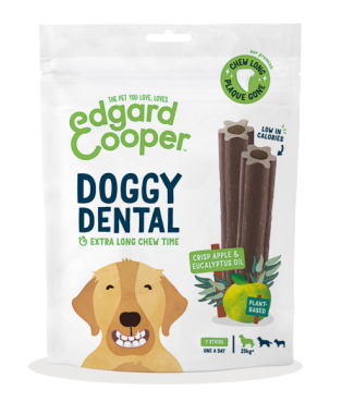Edgard&Cooper Doggy Dental Apple/Eucalyptus 7 stuks Large