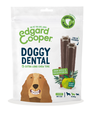 Edgard&Cooper Doggy Dental Apple/Eucalyptus 7 stuks Medium