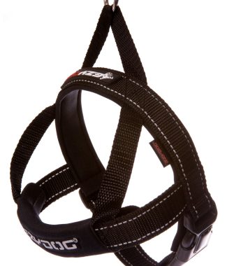 EzyDog Quick Fit tuig XS Zwart