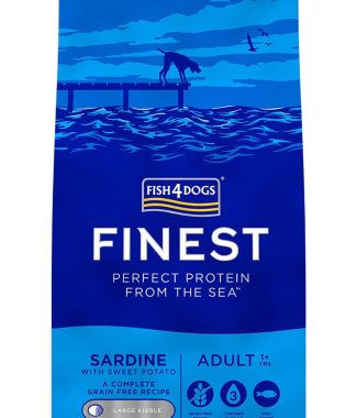 Fish4Dogs Finest Adult Large Kibble Sardine with Potato 12 kg