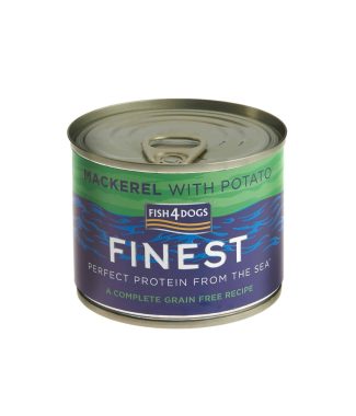 Fish4Dogs Finest Adult Wetfood Mackerel with Potato 185 gram