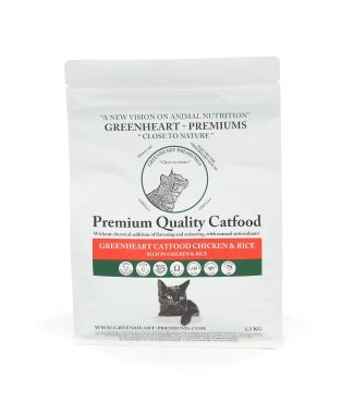 Greenheart kattenvoer Kip 1,5 kg