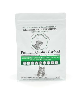 Greenheart kattenvoer Lam 1,5 kg